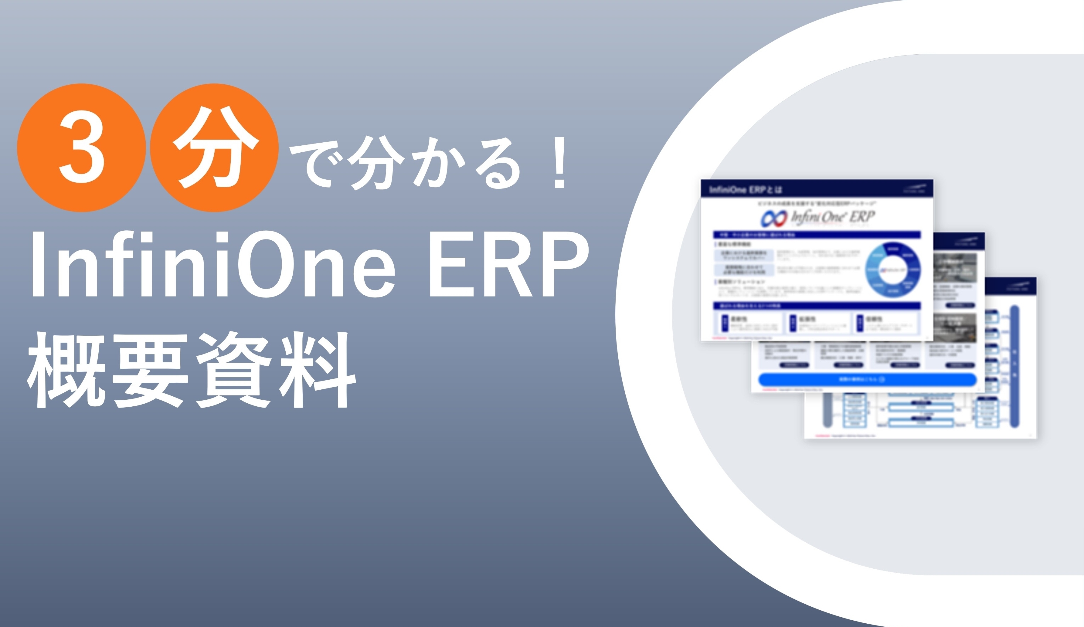 InfiniOne ERP 概要紹介資料ダウンロード