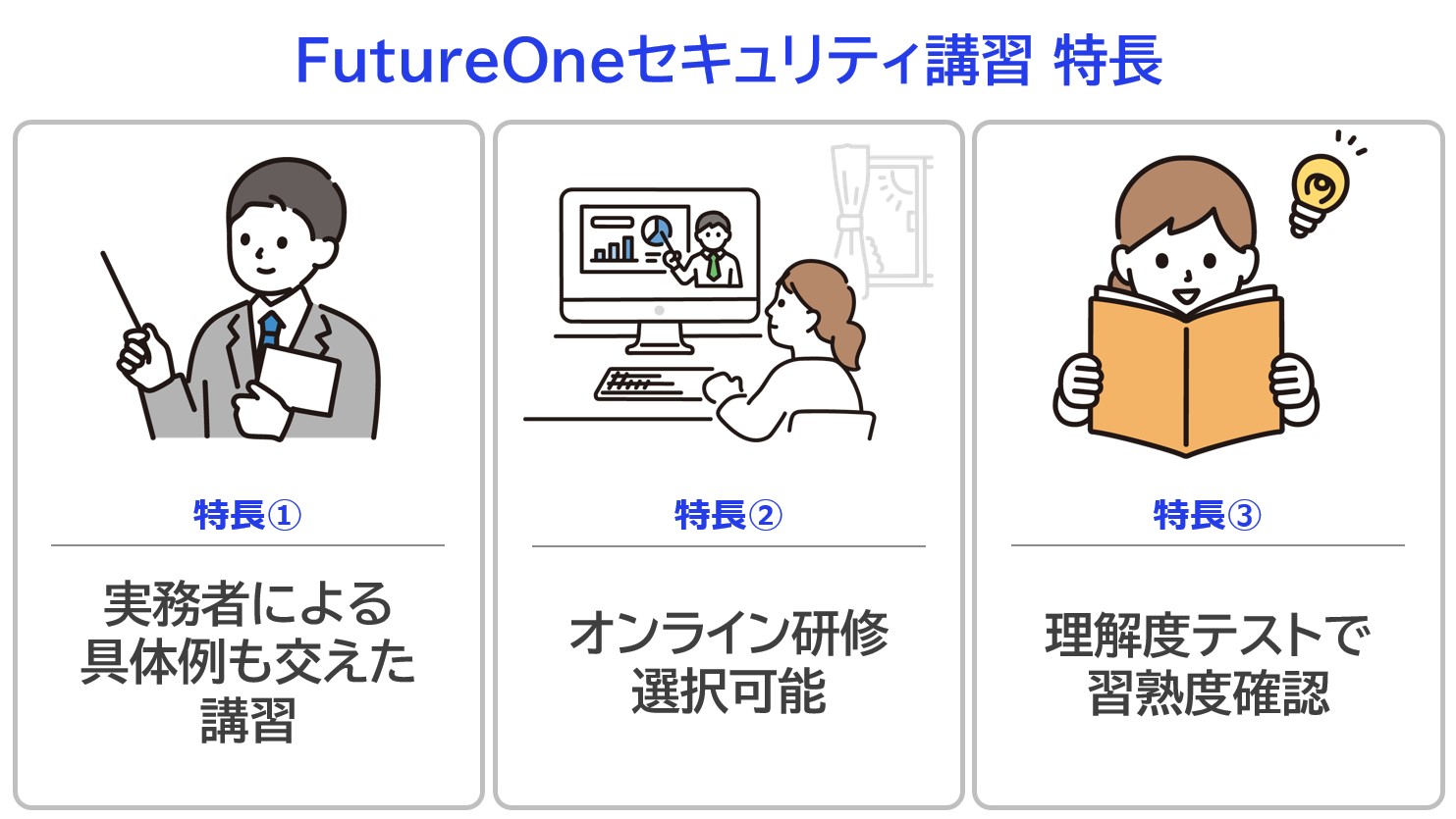 FutureOneセキュリティ講習会の特長