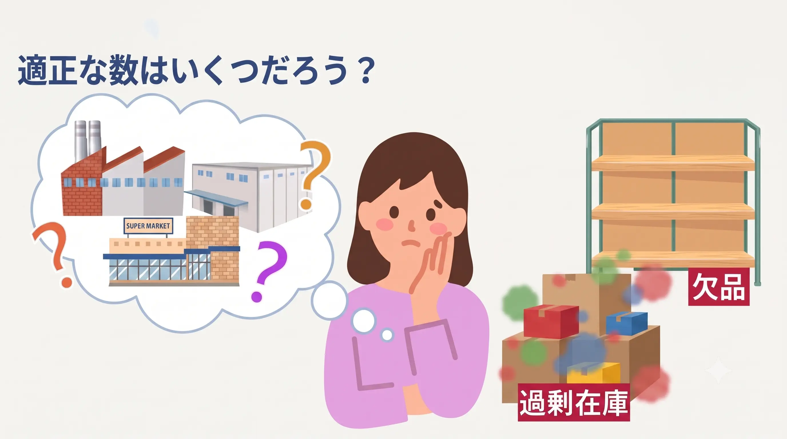 データに基づかない非効率な生産管理・在庫管理